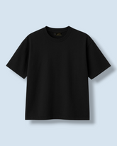 UNISEX OVERSIZED BOX T-SHIRT (BLACK)